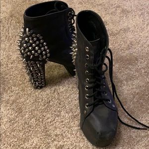 Authentic Jeffrey Campbell Lita Bootie with Spikes